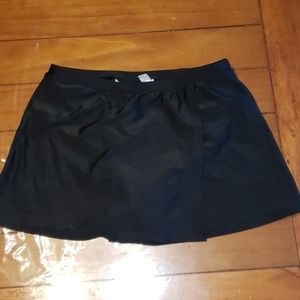 Black swim skort. Croft & Barrow